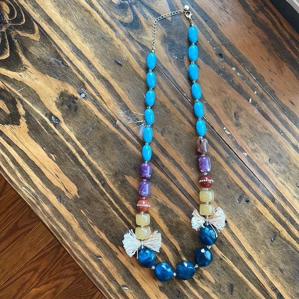 LOFT Colorful Beaded Necklace